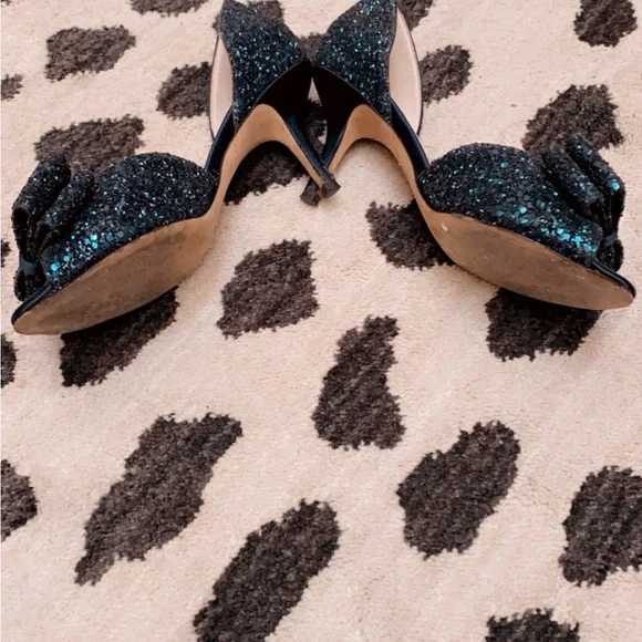 Kate Spade glitter bow pumps - Picture 3 of 3